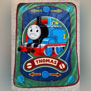 Vintage 90s Thomas The Train Youth Blanket